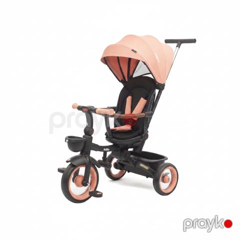 Uşaq üçün üçtəkərli velosiped Kidilo 3123 1-5 yaş, plastik/metal, çəhrayı — Bakı
