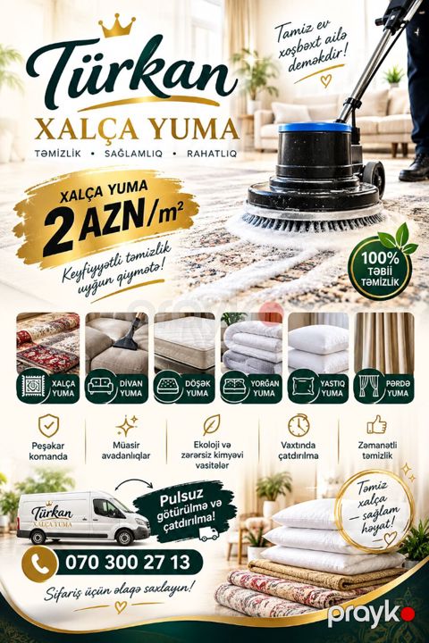 Xalçaların yuyulması Xalçalar — Bakı