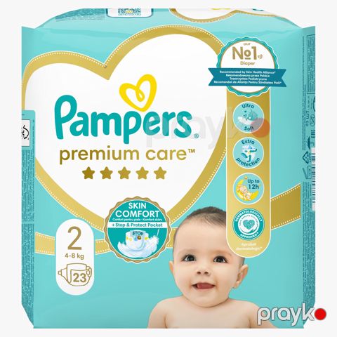 Uşaq bezləri Pampers Premium Care N2, 4-8 kq, 23 ədəd — Bakı