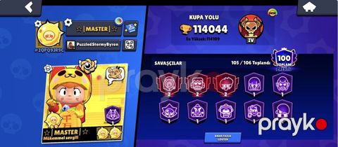 Brawl Stars hesabında nadir və tematik skinlər toplusu - Buz — Lənkəran