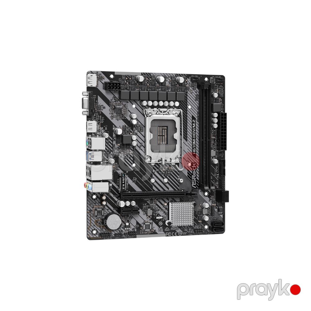 Ana plata “AsRock H610M-HDV/M.2 R2.0” (H610M-HDV/M.2) — Komponentlər, Bakı (2)