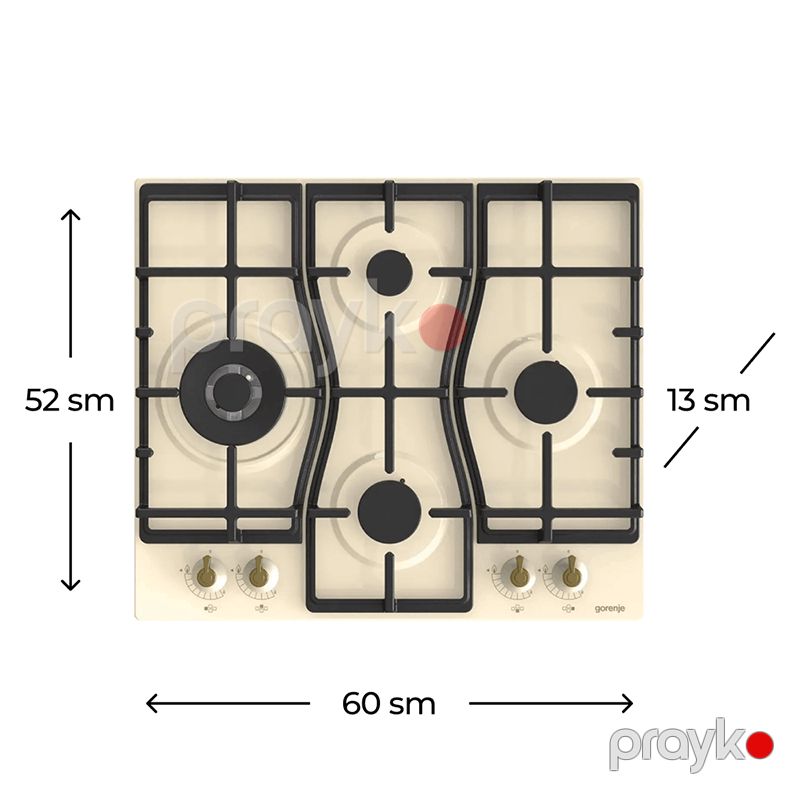 Bişirmə paneli Gorenje GW6D42CLI — Plitələr, Bakı (6)