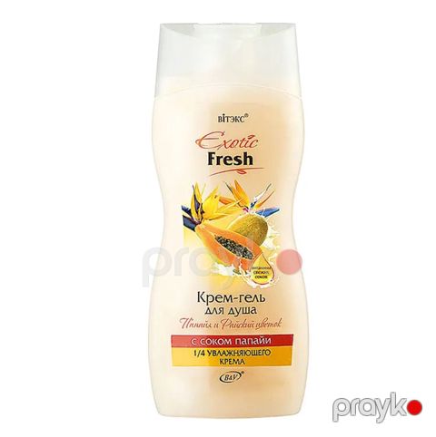 Duş üçün krem-gel "Витэкс" Exotic Fresh Qovunağacı və Cənnət Çiçəyi, 515 ml — Bakı
