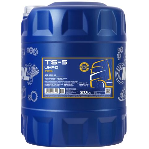Mühərrik yağı Mannol Uhpd TS-5 SAE 10W-40 20L — Bakı