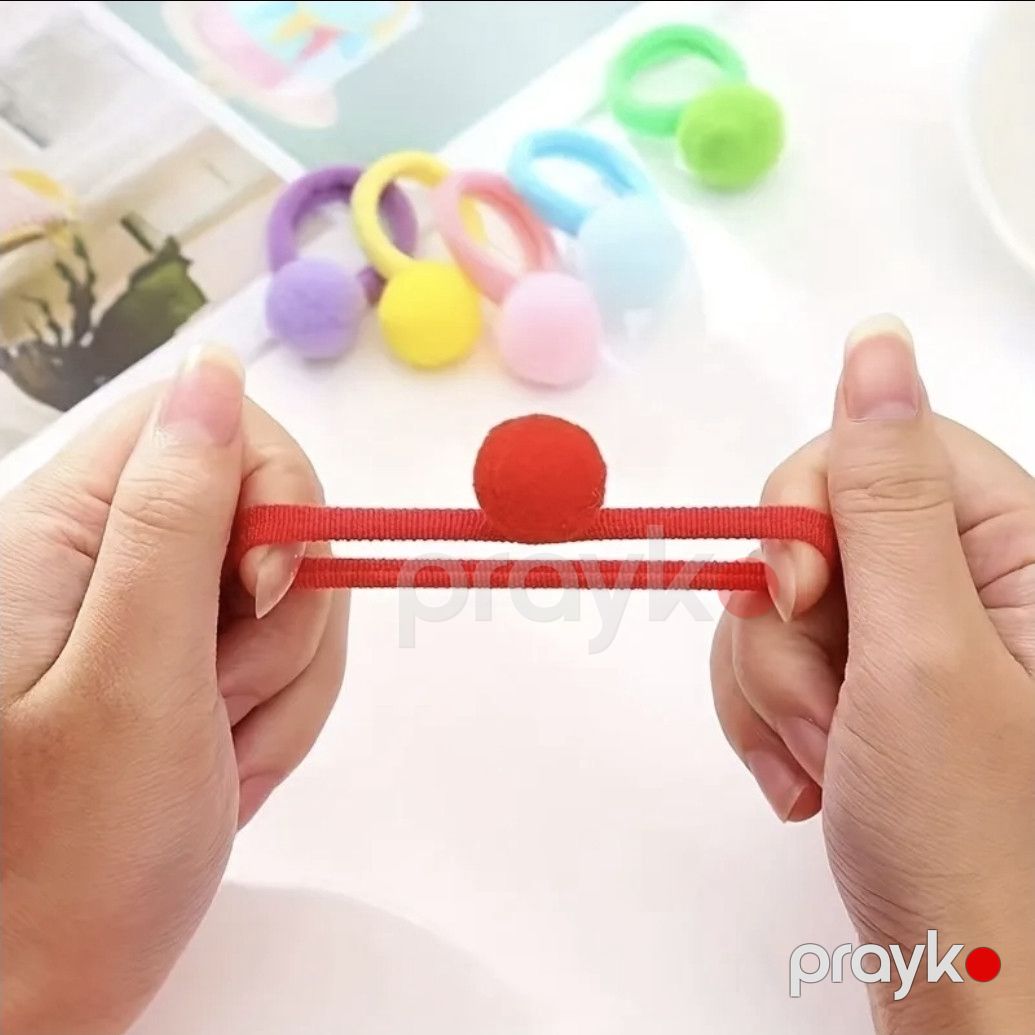Saç rezinləri dəsti, rəngbərəng, elastan, 10 əd — Mallar, Bakı (3)
