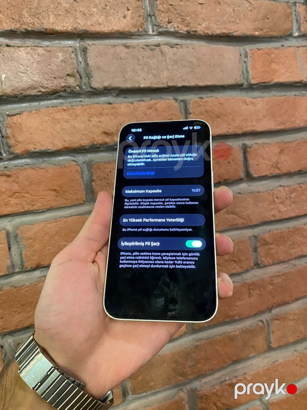 IPhone 13, Ağ — Apple iPhone, Bakı (4)