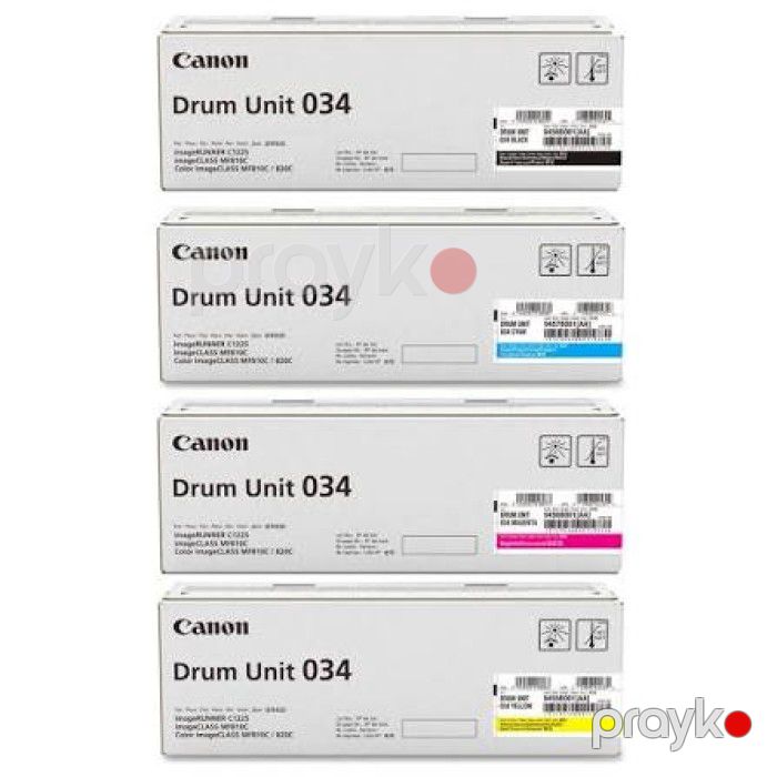 Canon Drum Unit 034 9455B001 Yellow Sarı Drum Kartrici — Elektronika, Bakı (2)