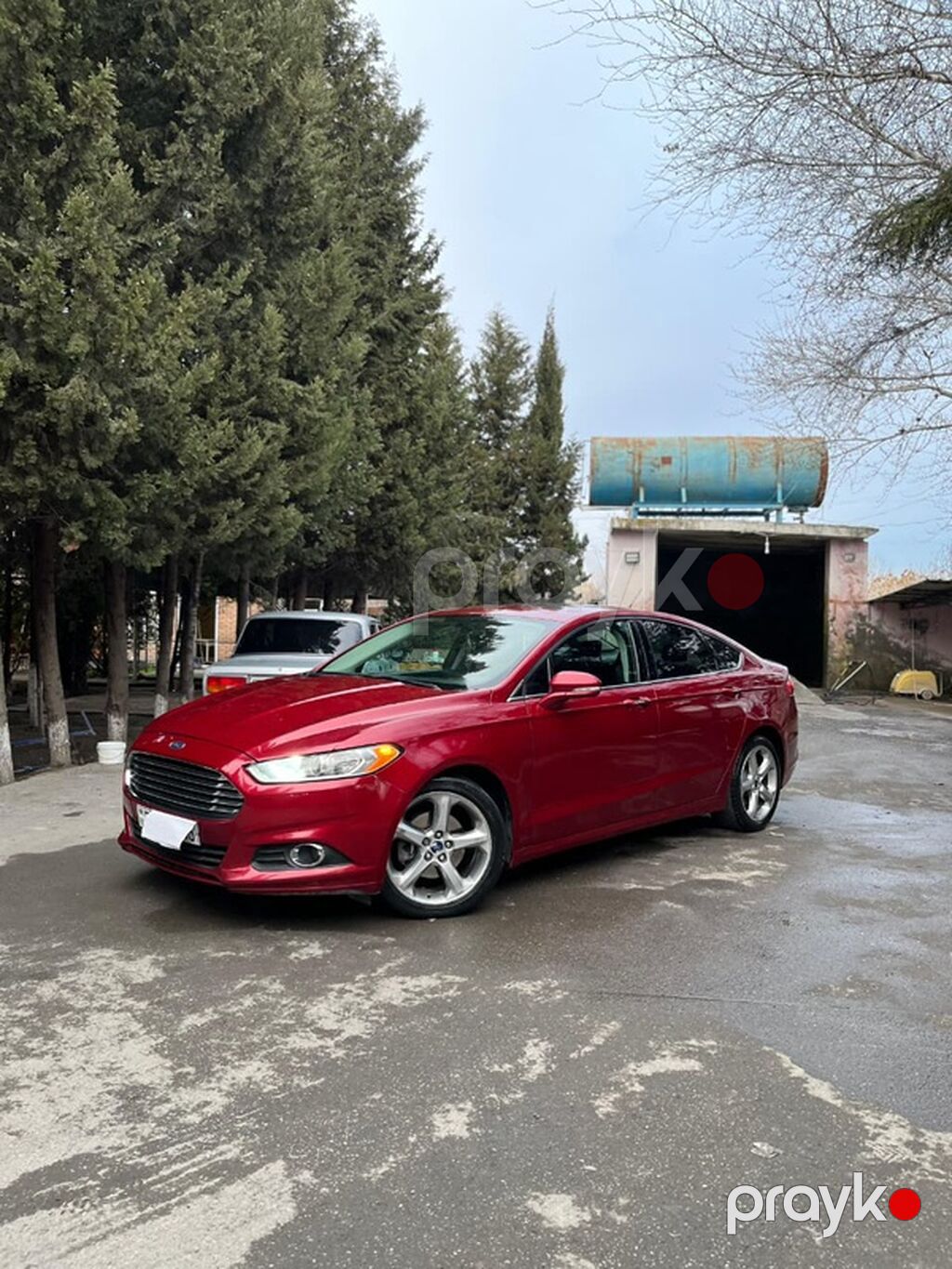 Ford Fusion sedan - Kuzov: sedan, qırmızı rəng - Mühərrik: EcoBoost — Avtomobillər, Ağdaş (3)
