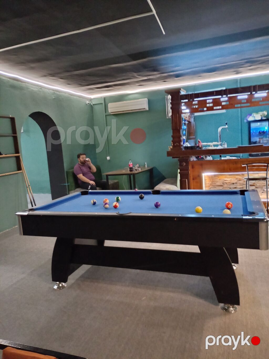 Bilard (pool) masası – mavi örtüklü, 6 dəlikli - Ölçü: tam ölçülü — Bilyard və bouling, Bakı (3)