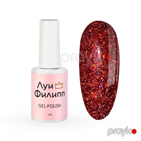 Gel-lak Луи Филипп Mars 02 Qırmızı, 10 q — Bakı