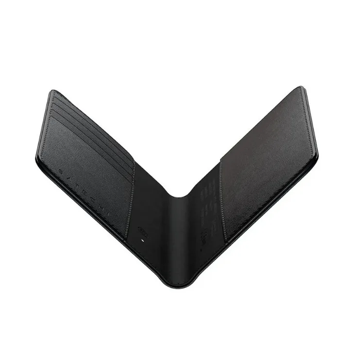 Pasport üçün trekkerli örtük Satechi Vegan-Leather Passport cover with Find My Black — Mallar, Bakı (3)