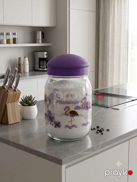 Qida məhsullarının və ədviyyatların saxlanılması üçün banka, 12000 ml, plastik, şəffaf — Bakı