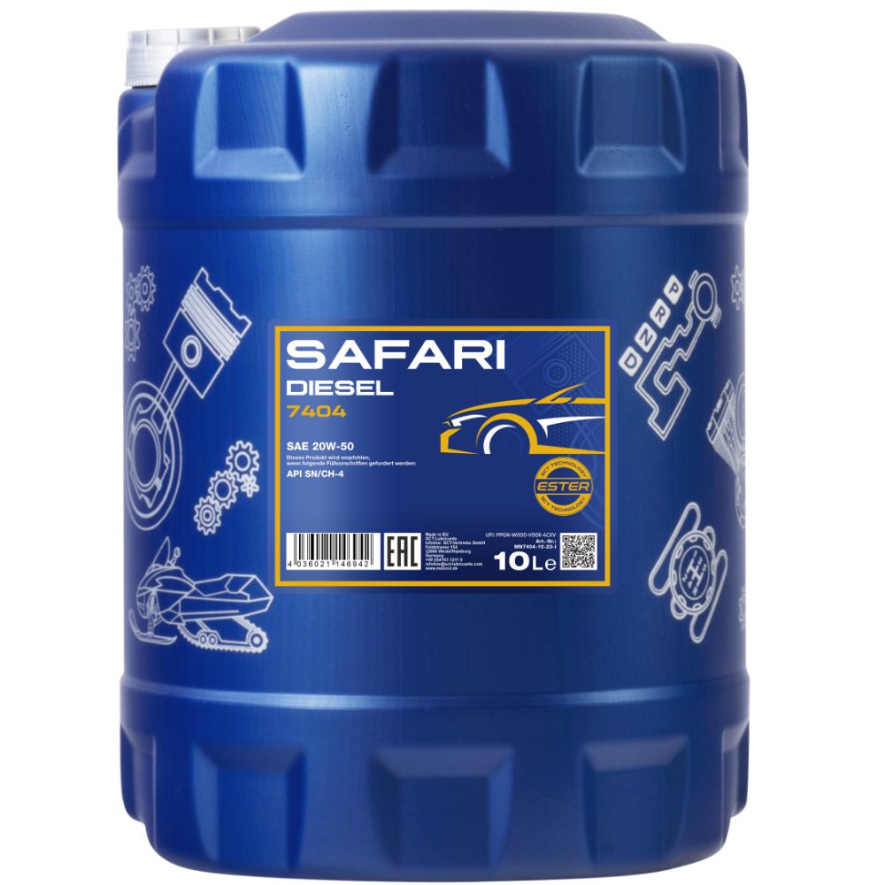Mühərrik yağı Mannol Safari SAE 20W-50 10L — Motor yağları, Bakı