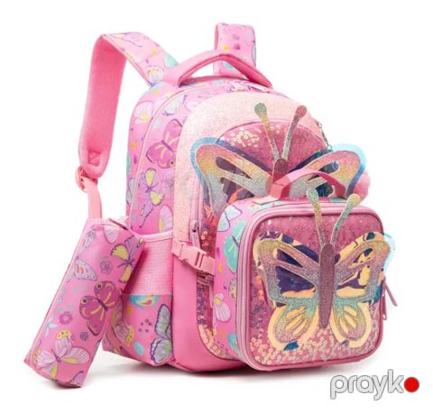 Məktəbli çantası Butterfly 3ü 1də — Bakı