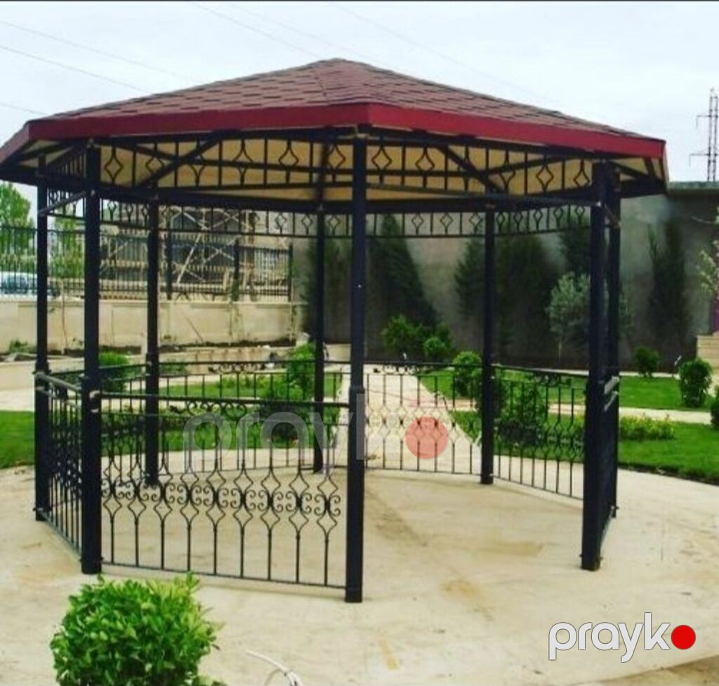 Dəmir konstruksiya və dekorativ metal işləri xidmətləri - Avto — Dam örtükləri, Digah (2)