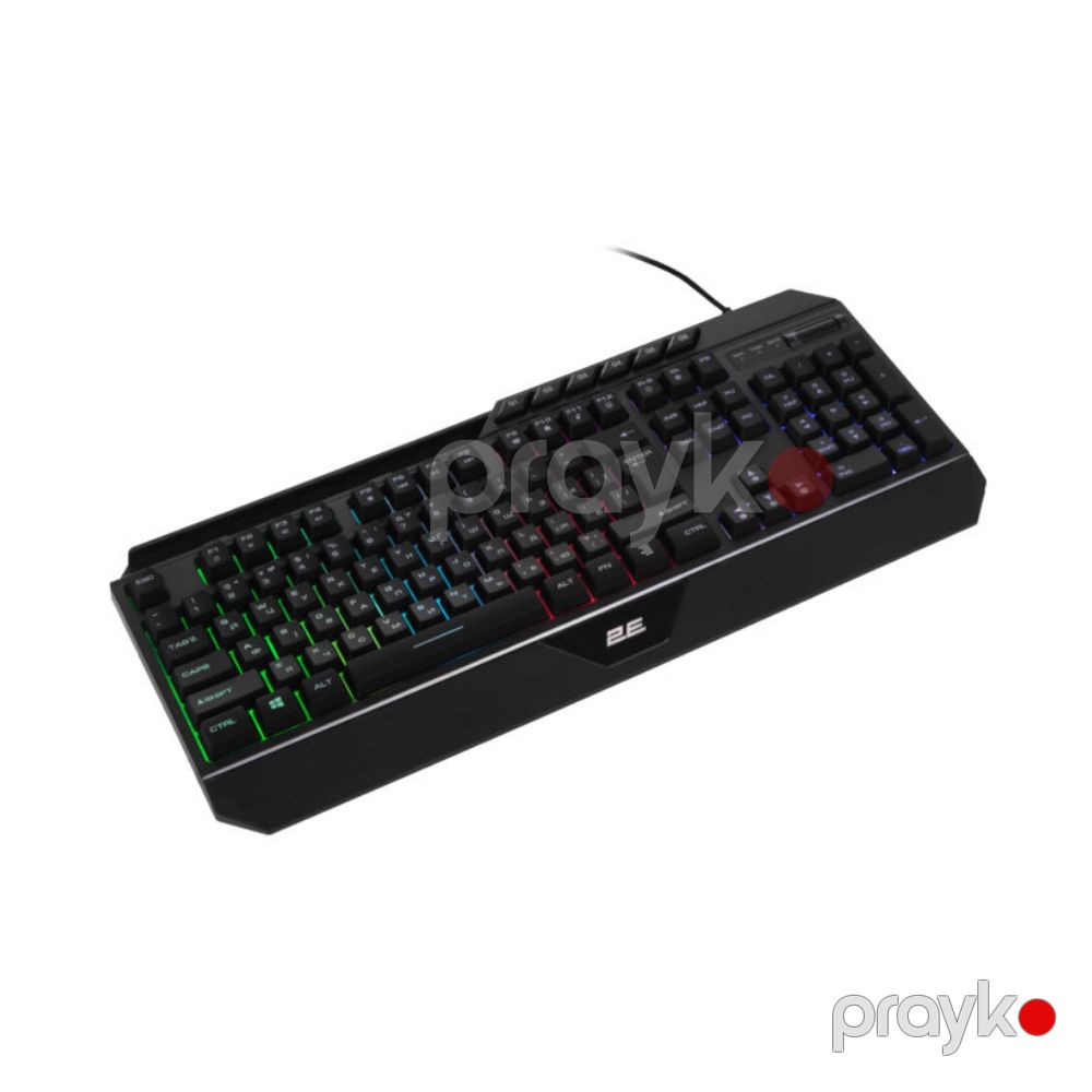 2E Gamıng Membrane keyboard KG315 110key, Usb-a, En/ru, RGB, black (2E-KG315UBK_AK) — Periferik cihazlar, Bakı (3)
