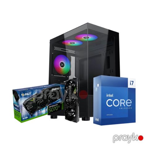 BlazeForce Gaming PC – RTX 5070Ti, i7-13700KF (CUSTOM-PC-010) — Bakı