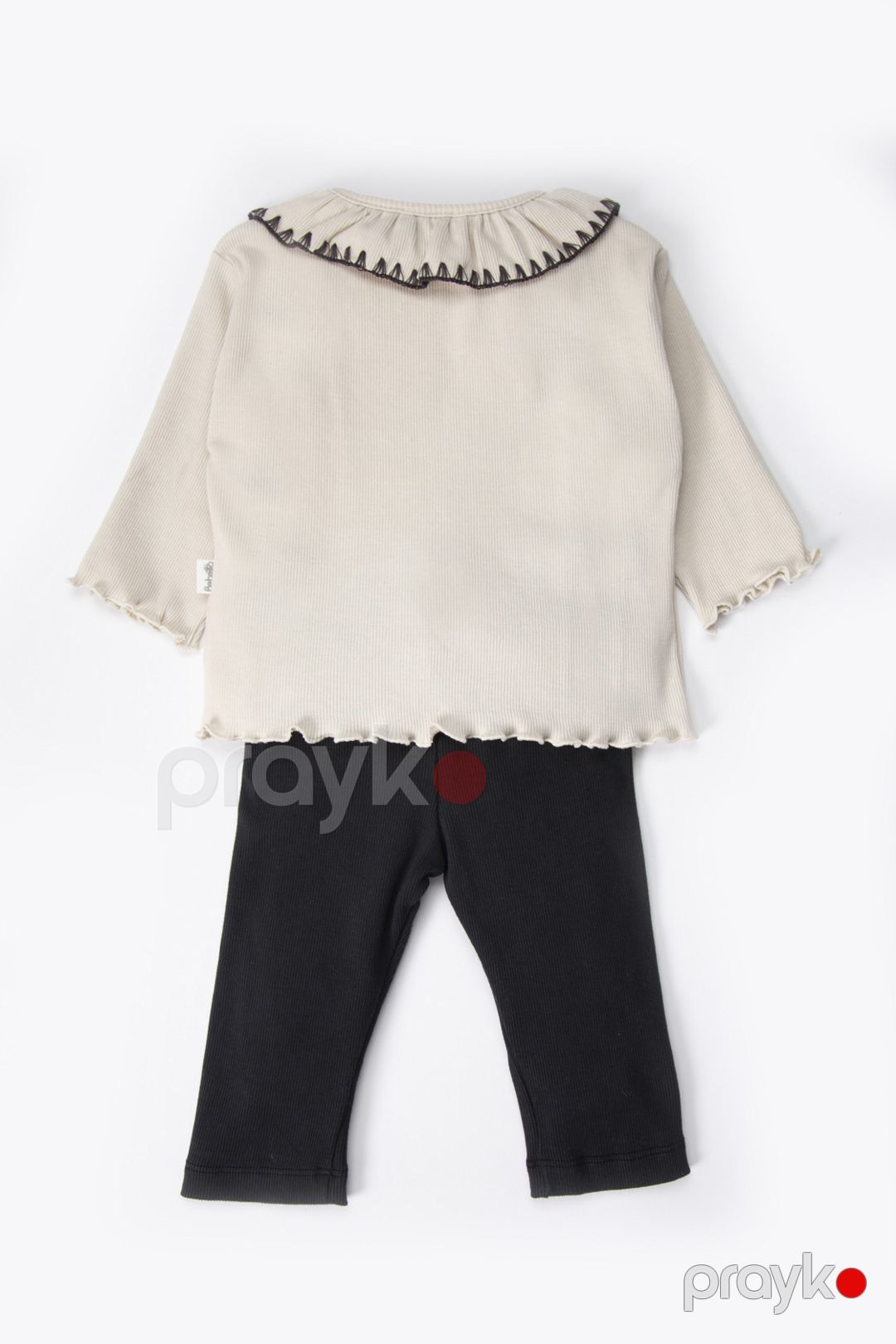Qızlar üçün şalvarlı dəst Bebetto K5443, pambıq, qara, 12-18 ay — Mallar, Bakı (2)