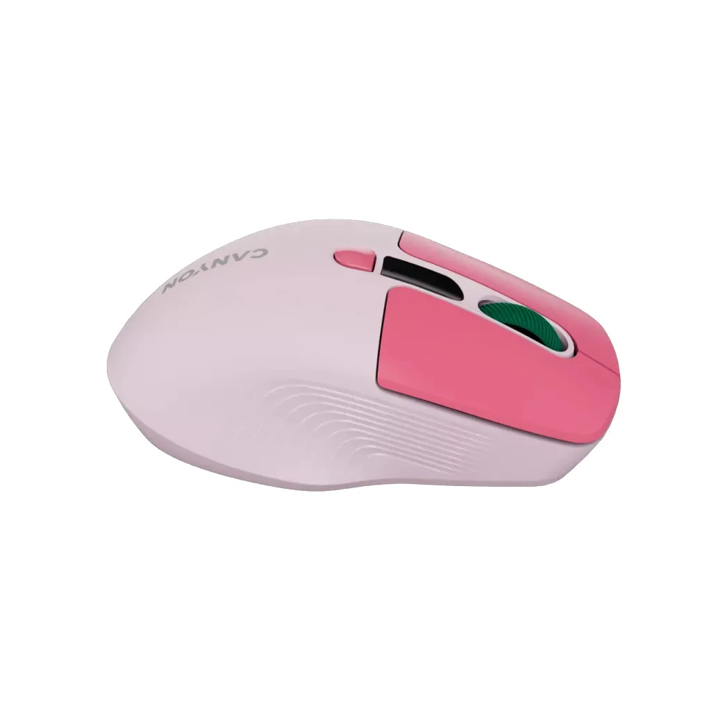 Mouse Canyon MW-26 LCD Silent Dual Mode Wireless Pink — Mallar, Bakı (6)