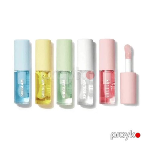 Dodaq üçün yağ No Brand Jelly Wow Hydrating Lip Oil Set 5 ədəd, 6.8 ml — Bakı