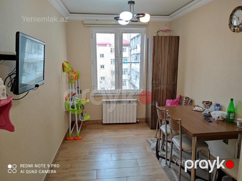 Satılır 2 otaqlı Bina evi menzil (Köhnə tikili), 60 m², Yasamal rayonu — Mənzil, Bakı (6)
