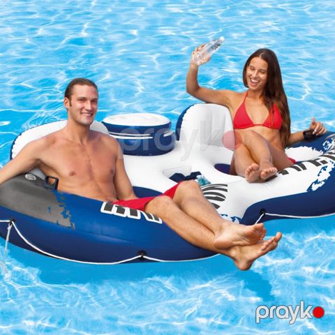 Şişmə su şezlonqu Intex RAX-58837001 River Run II Sport Lounge, 243 x 157 sm — Bakı