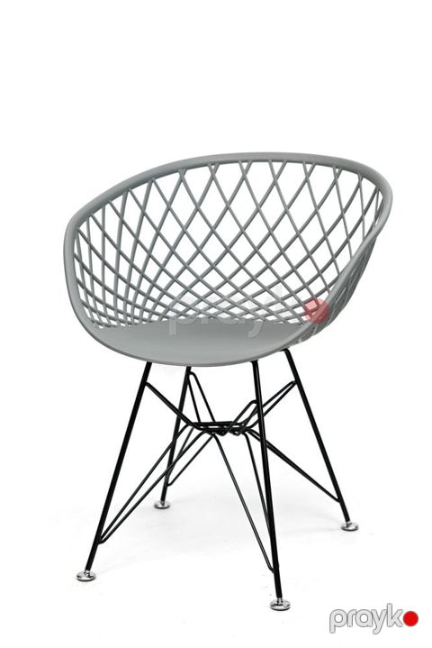 Stul Bambo Boz Spider, dəmir və plastik, 64x54x78 sm, maksimal yüklənmə 180 kq, oturacaq hündürlüyü 43 sm - Delgroup479 — Bakı