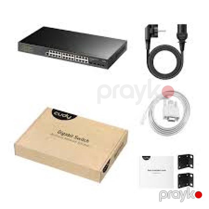 Cudy GS2024S2 24 Port L2 İdarə Olunan Gigabit Switch 4× SFP — Elektronika, Bakı (3)
