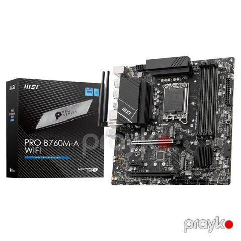 Ana plata “MSI Pro B760M-A Wi-Fi DDR5” (B760M-A) — Bakı