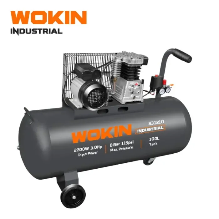 Wokın Hava Kompressoru - 100L 2.2kW — Bakı