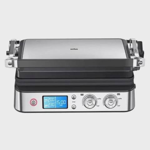 Braun CG9043 Elektrik Qril – 2000W, Dəyişən Panellər, Termostat, Kontakt — Мейрамханаға арналған