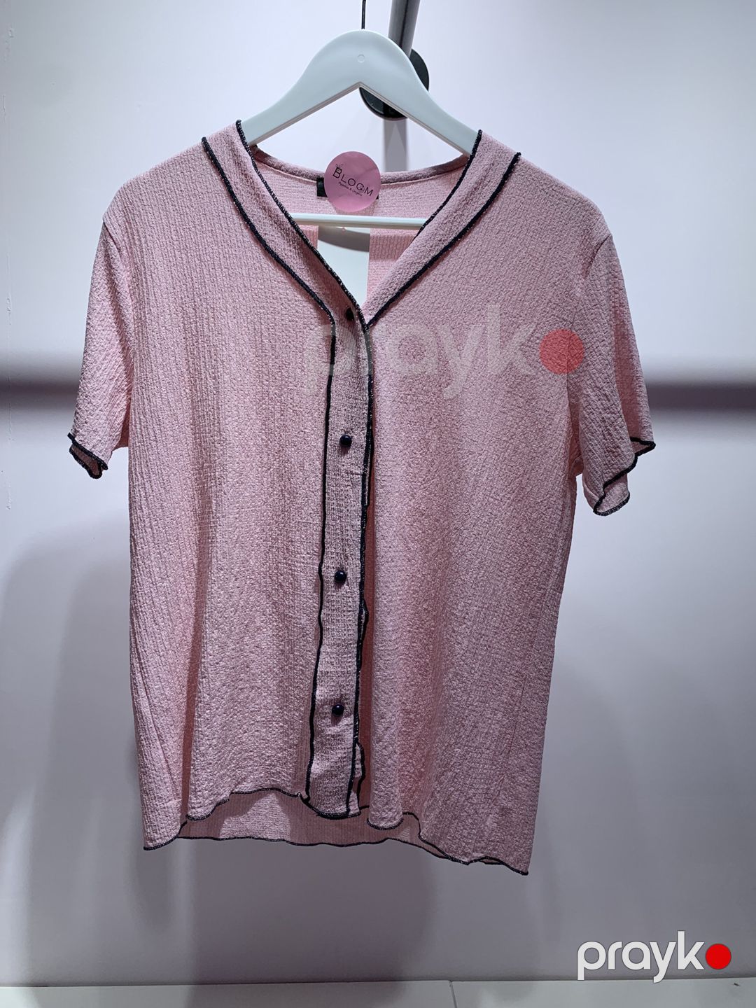 Qadın şalvarlı pijama dəsti, poliester/viskoz, çəhrayı/göy, ölçü S/M — Mallar, Bakı (3)