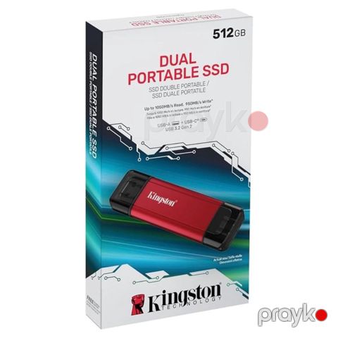 SSD 512GB Dual Usb-a/c Portable SSD (SPSD/512GB) — Bakı