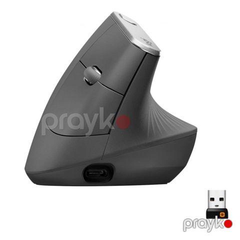Logitech MX Vertical Advanced Ergonomic Mouse – Graphite – 2.4GHz / Bluetooth — Bakı