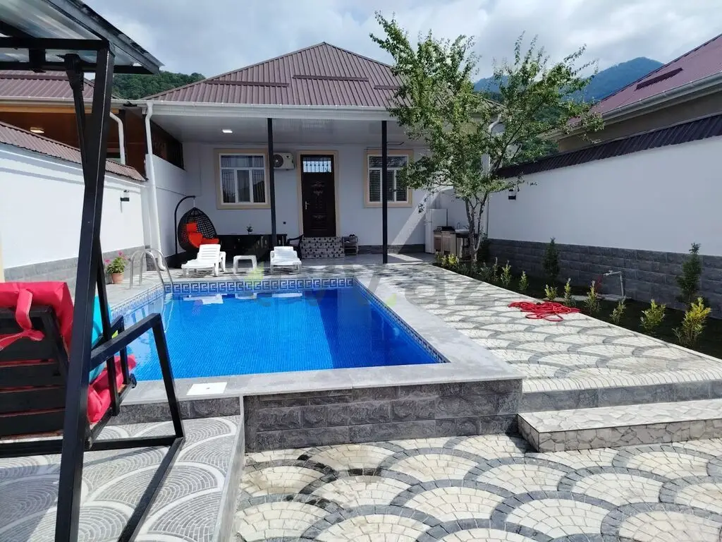 2 otaqlı Həyət evi Kirayə (günlük), Qəbələ — Ev, villa, Qəbələ (3)