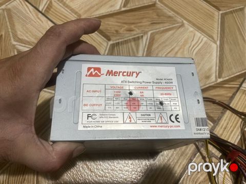 Mercury ATX Switching Power Supply – 450W (Model: KC8200) — Masazır