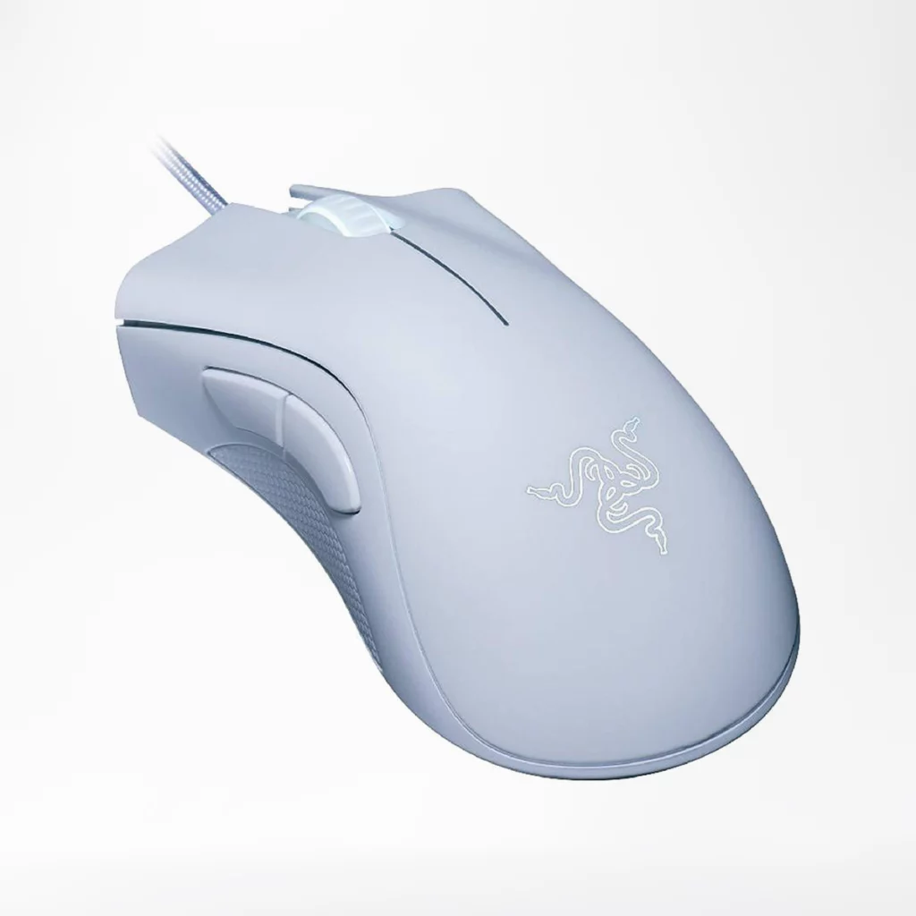 Razer Gaming Mouse DeathAdder Essential White Ed. USB RGB White (RZ01-03850200-R3M1) — Periferik cihazlar, Bakı (2)