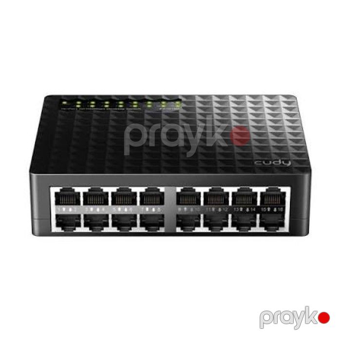 Cudy FS1016D 16 Port 10/100 Mbps Unmanaged Desktop Switch — Elektronika, Bakı (2)