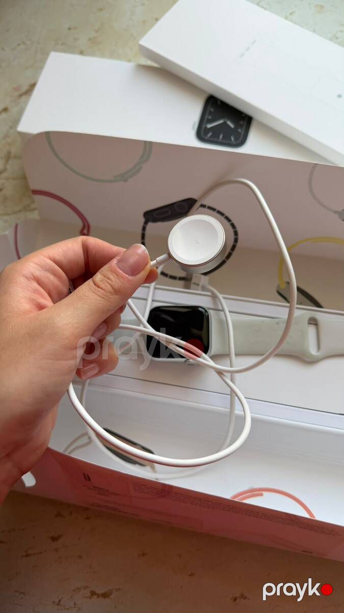 Apple Watch Series 5 Aluminum Silver 40mm — Ağıllı saatlar və biləkliklər, Bakı (3)