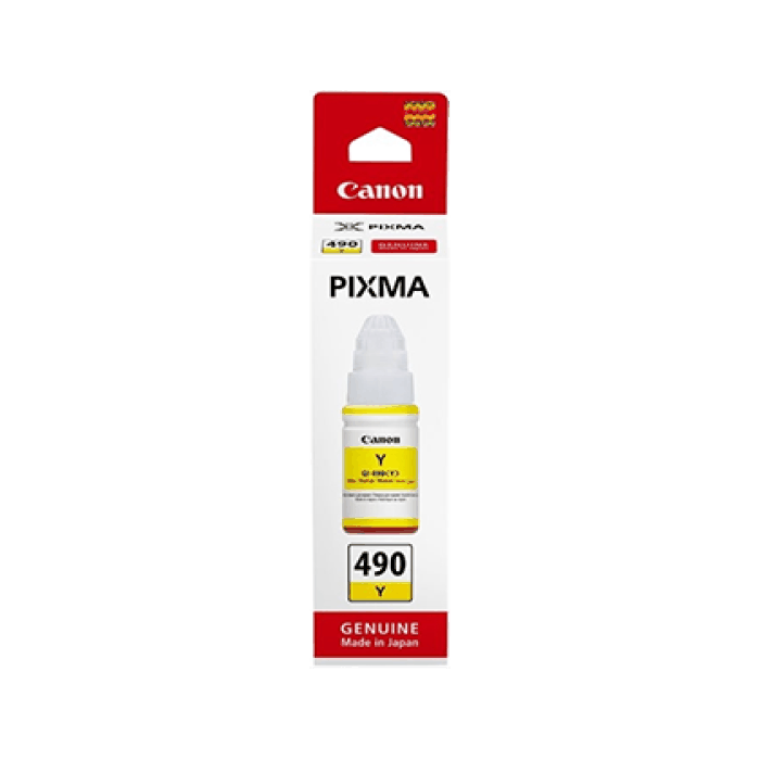 Canon GI-490 Y 0666C001 Sarı Original Mürəkkəb Konteyneri 70 ml — Elektronika, Bakı