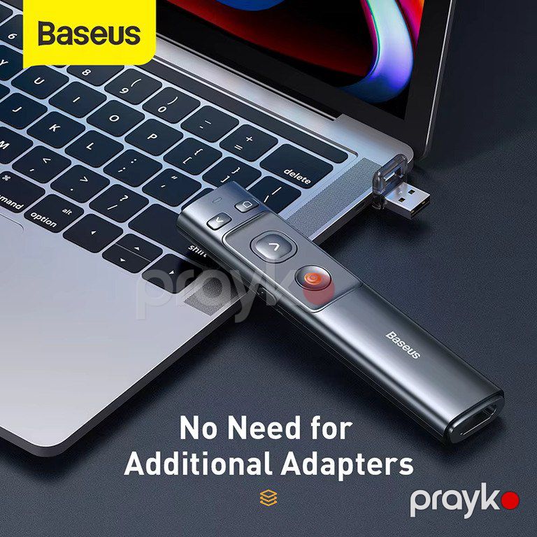 "Baseus Wireless Presenter Pen 2.4Ghz USB C" Adapter — Səs texnikası, Bakı (6)