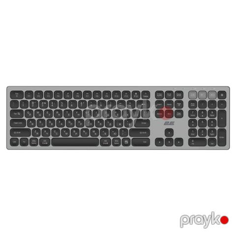 2E Keyboard membrane KS270 109key, Wl/bt, En/uk, grey-black (2E-KS270WBGR_UA) — Pctech — Periferiya cihazları
