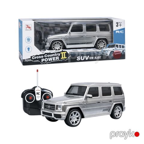 Radio ilə idarə olunan maşın SUV Cross Country Power II G-Class, plastik/metal, gümüşü — Bakı