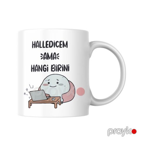 Fincan Halledicem Amma Hangi Birini, keramika, 325 ml — Bakı