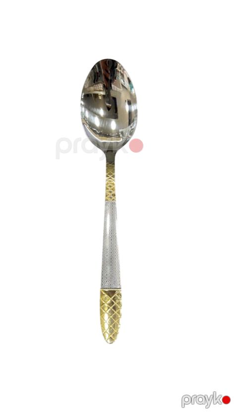 Qaşıq ASM SL982, metal, gümüşü/qızılı — Bakı