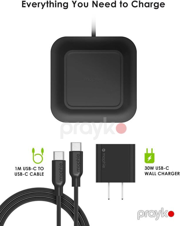 Mophie Universal Wireless Charge Pad - 15W Fast Charging for Qi-Enabled Devices — Smartfonlar, Bakı (5)