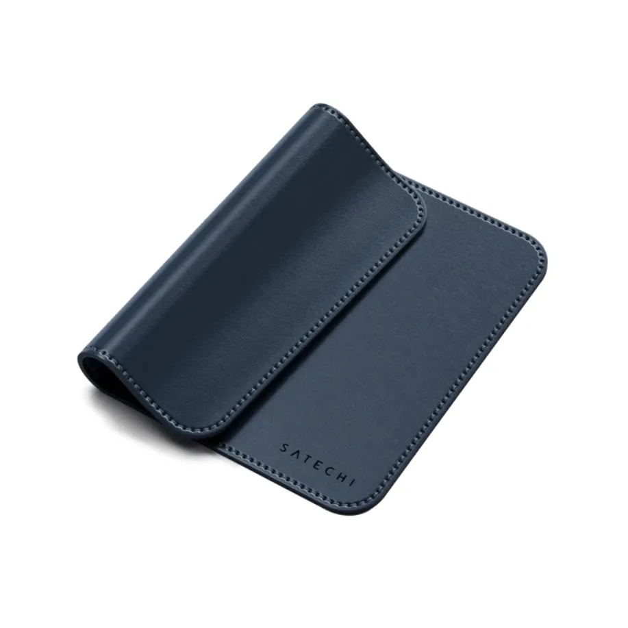 Mouse altligi Satechi Vegan-Leather Premium Mouse Pad Blue — Mallar, Bakı (4)