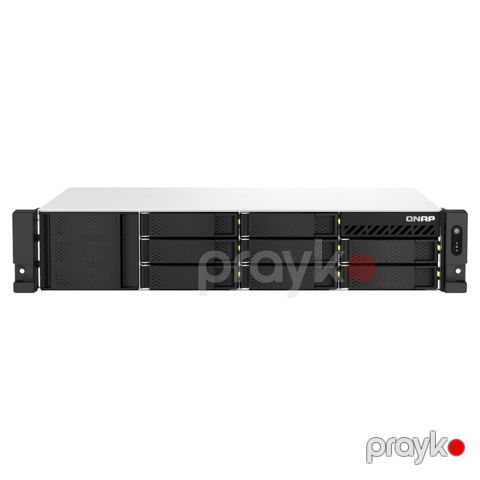 Qnap 8-Bay 2U Short Depth Rackmount NAS Intel Celeron 8GB 2.5GbE EU Edition-(TS-864eU-RP-8G) — Bakı
