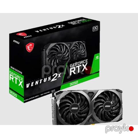 MSI GeForce RTX 3050 Ventus 2X XS 8G OC Videokart — Bakı