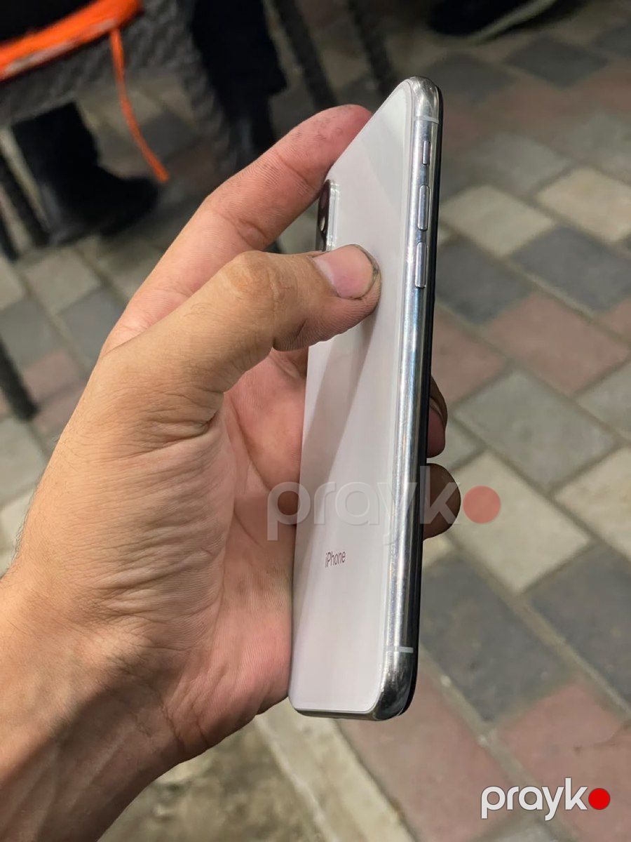 Apple iPhone X Silver 64GB/3GB — Smartfonlar, Bakı (5)